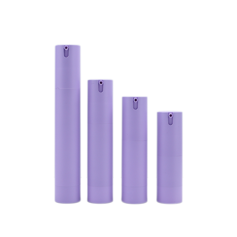 10ml 15ml 20ml 30ml em forma de U pressionando frasco mal ventilado cosmético roxo